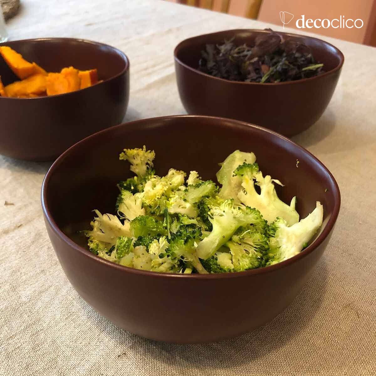 Set di 4 ciotole in ceramica rosso terracotta Fjord