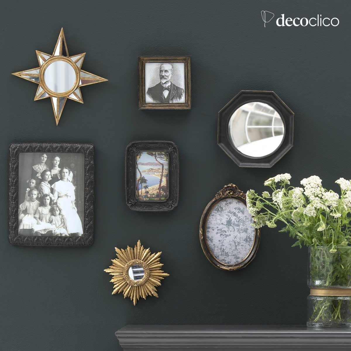 Set di 7 cornici e specchi in stile barocco Manderley