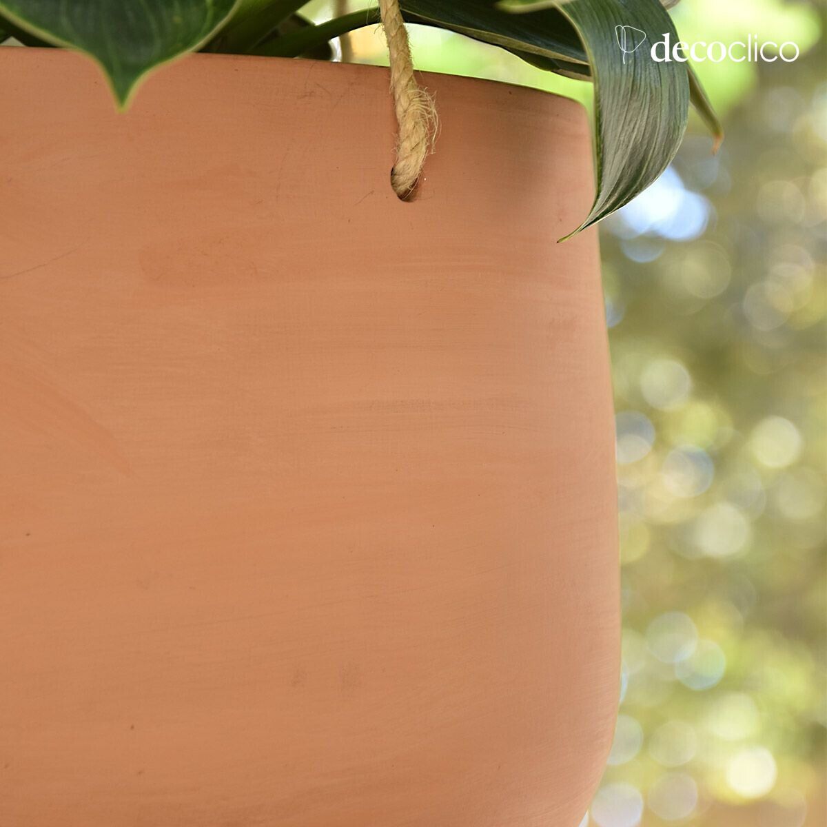 Set of 2 hanging terracotta pots Alma handmade