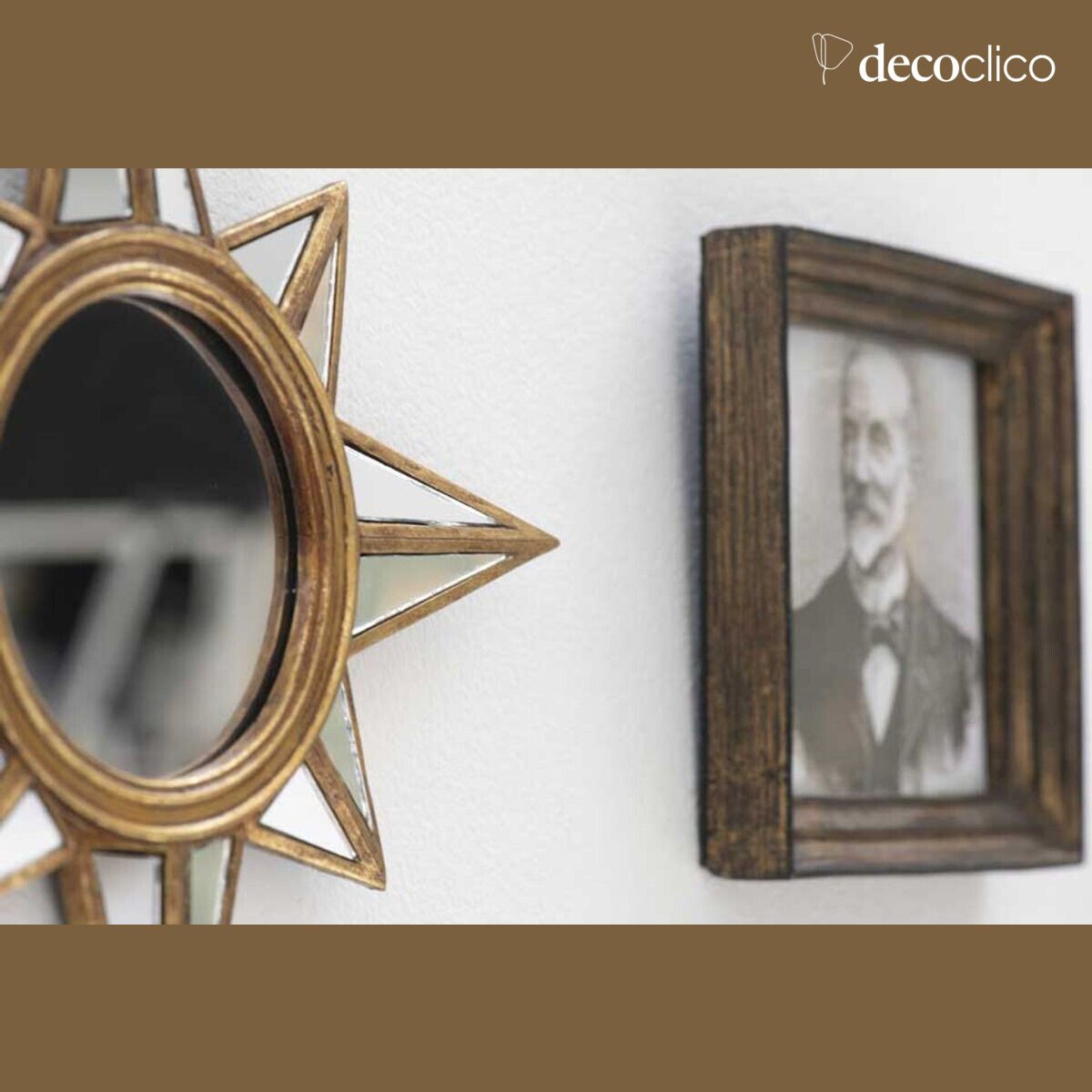 Set of 7 baroque-style frames and mirrors Manderley