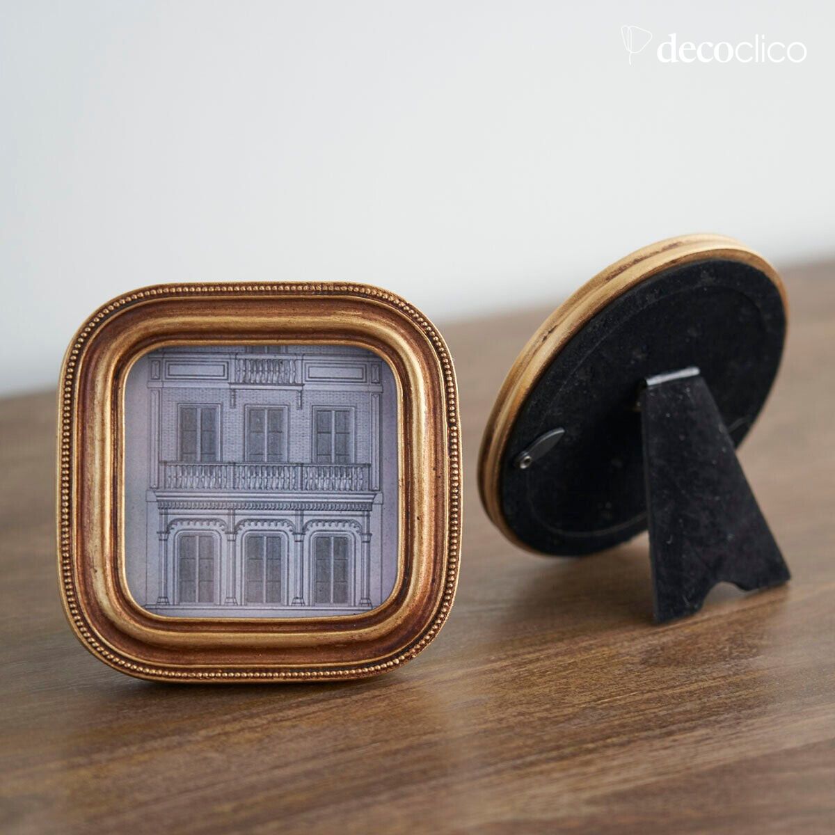 Set van 4 gouden frames om te bevestigen of op te staan Manderley