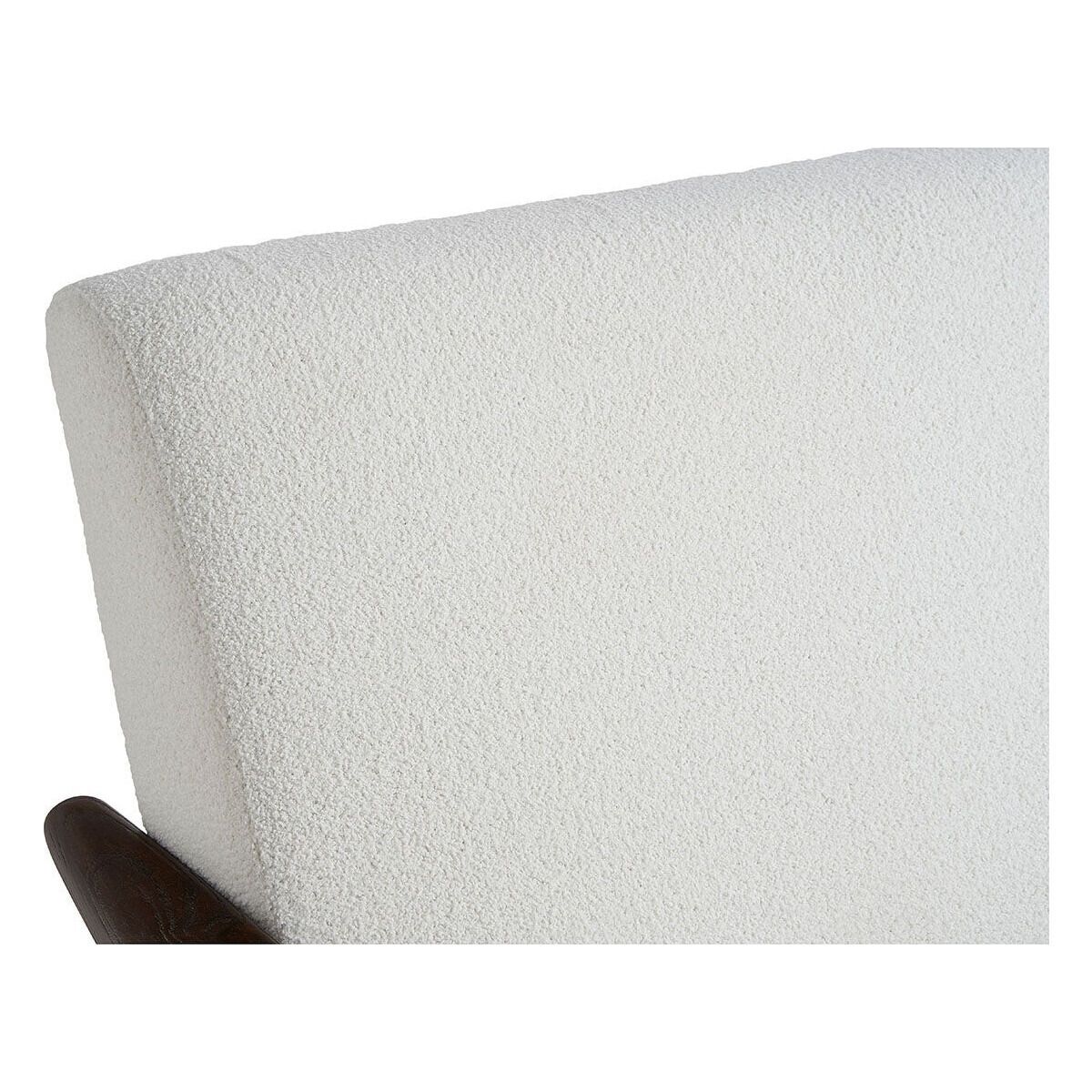 Sillón de fresno y rizo beige