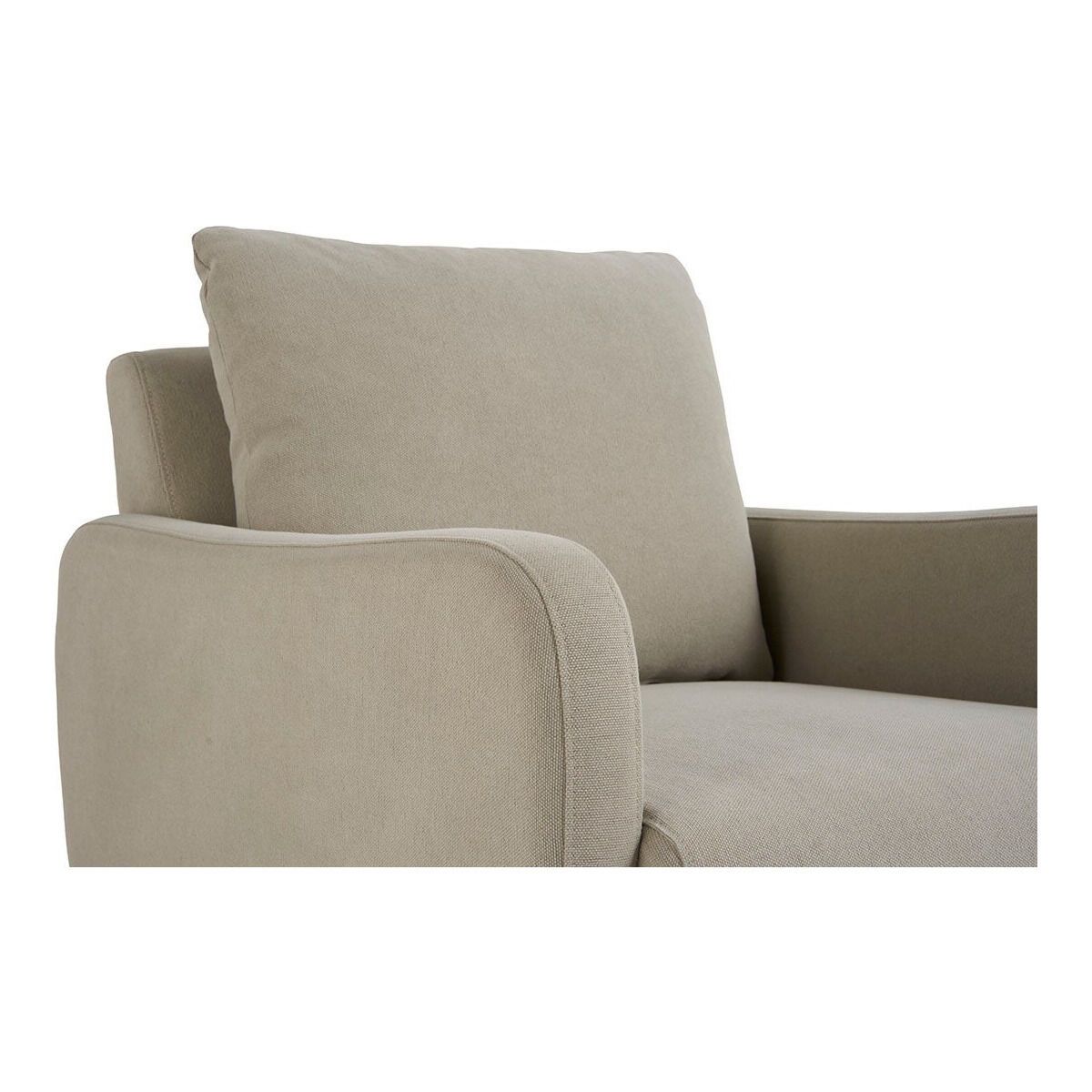 Sillón de lino/algodón natural