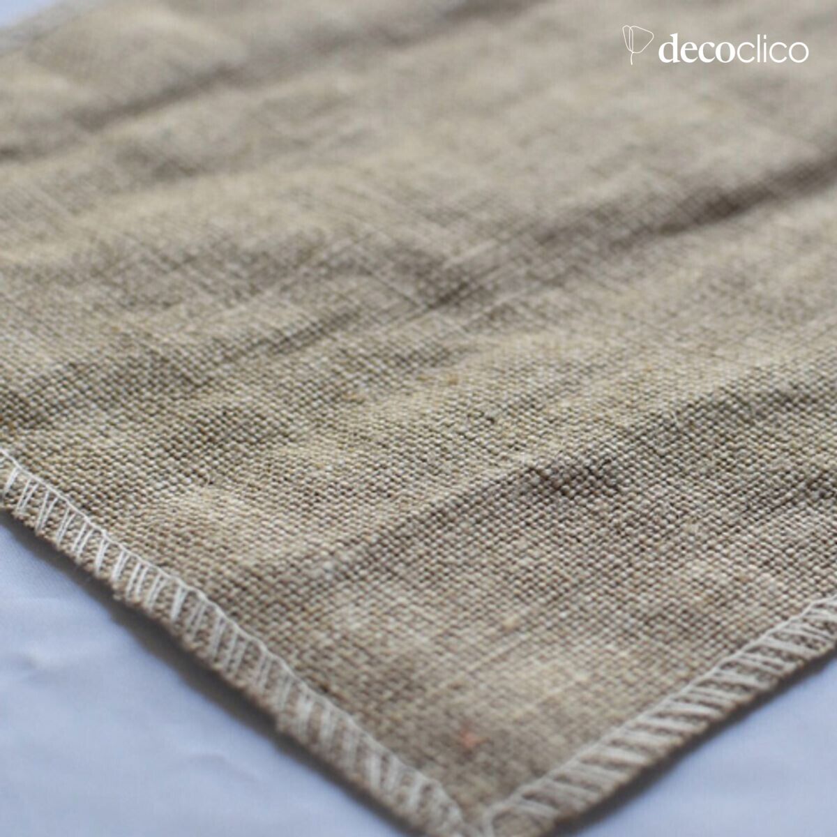 Sofá desenfundable de lino arrugado Cap Breton natural - L 157