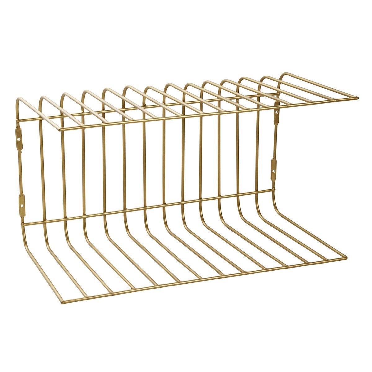 Soporte de pared para platos de metal