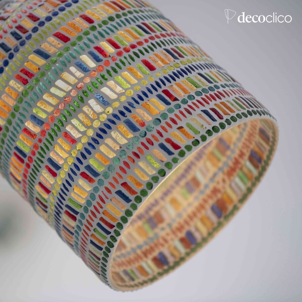 Sospensione a campana in mosaico di vetro - multicolore Bangalore