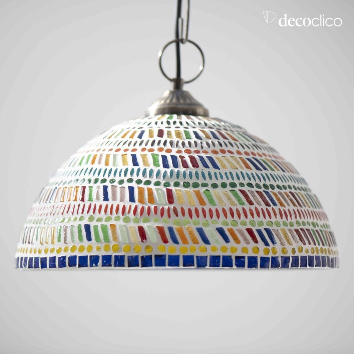 Sospensione a cupola in mosaico di vetro - multicolore Bangalore