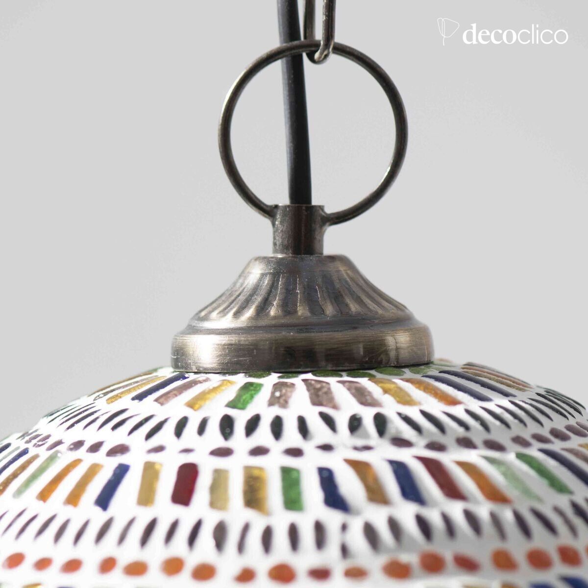 Sospensione a cupola in mosaico di vetro - multicolore Bangalore