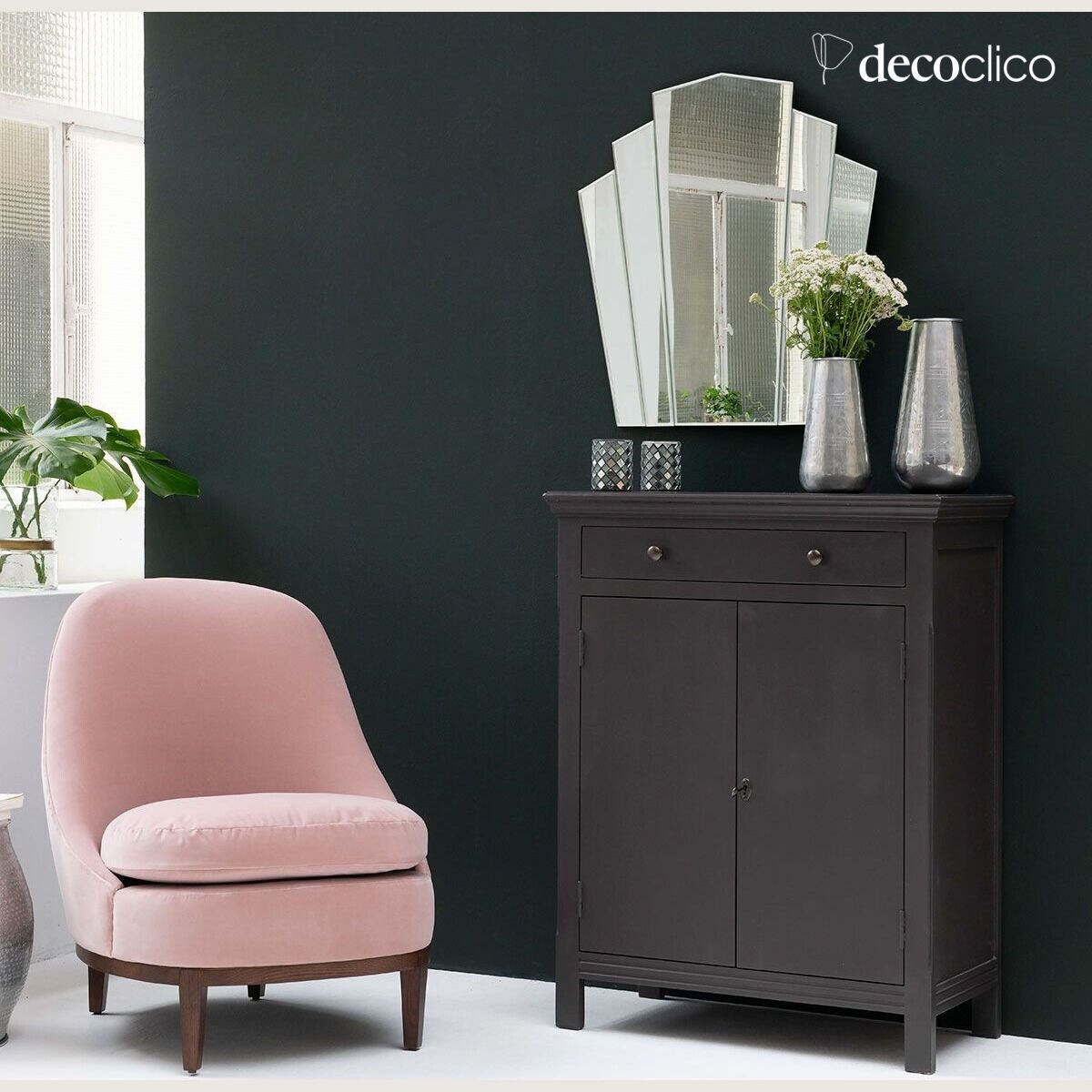 Specchio Art Déco 67 x 71 cm Gatsby