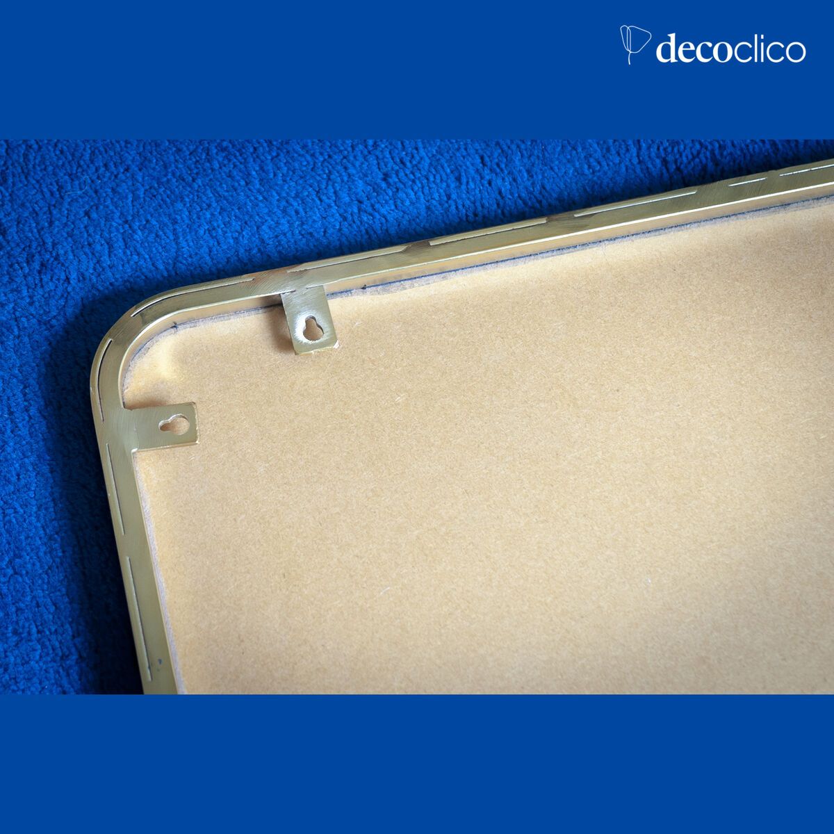 Specchio con cornice dorata Ascain