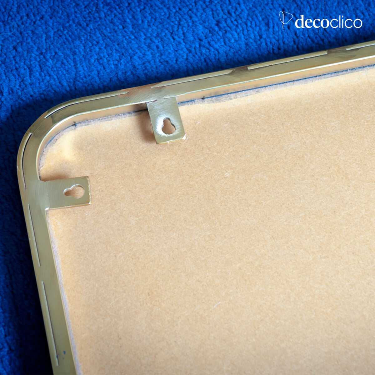 Specchio con cornice dorata Ascain