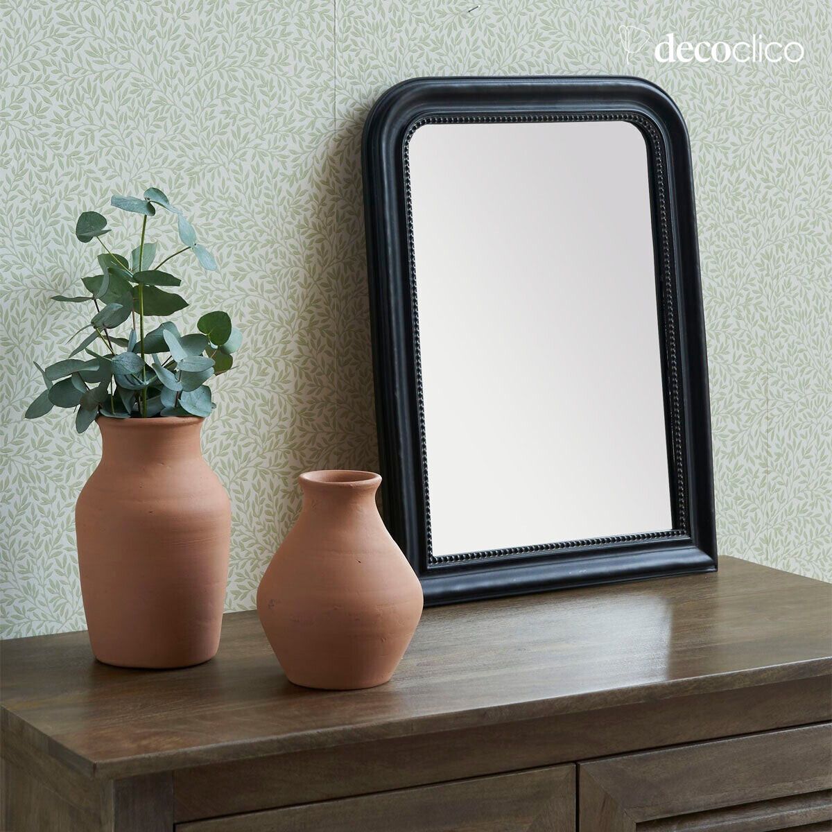 Specchio da parete nero carbone 40 x 53 cm  Manderley