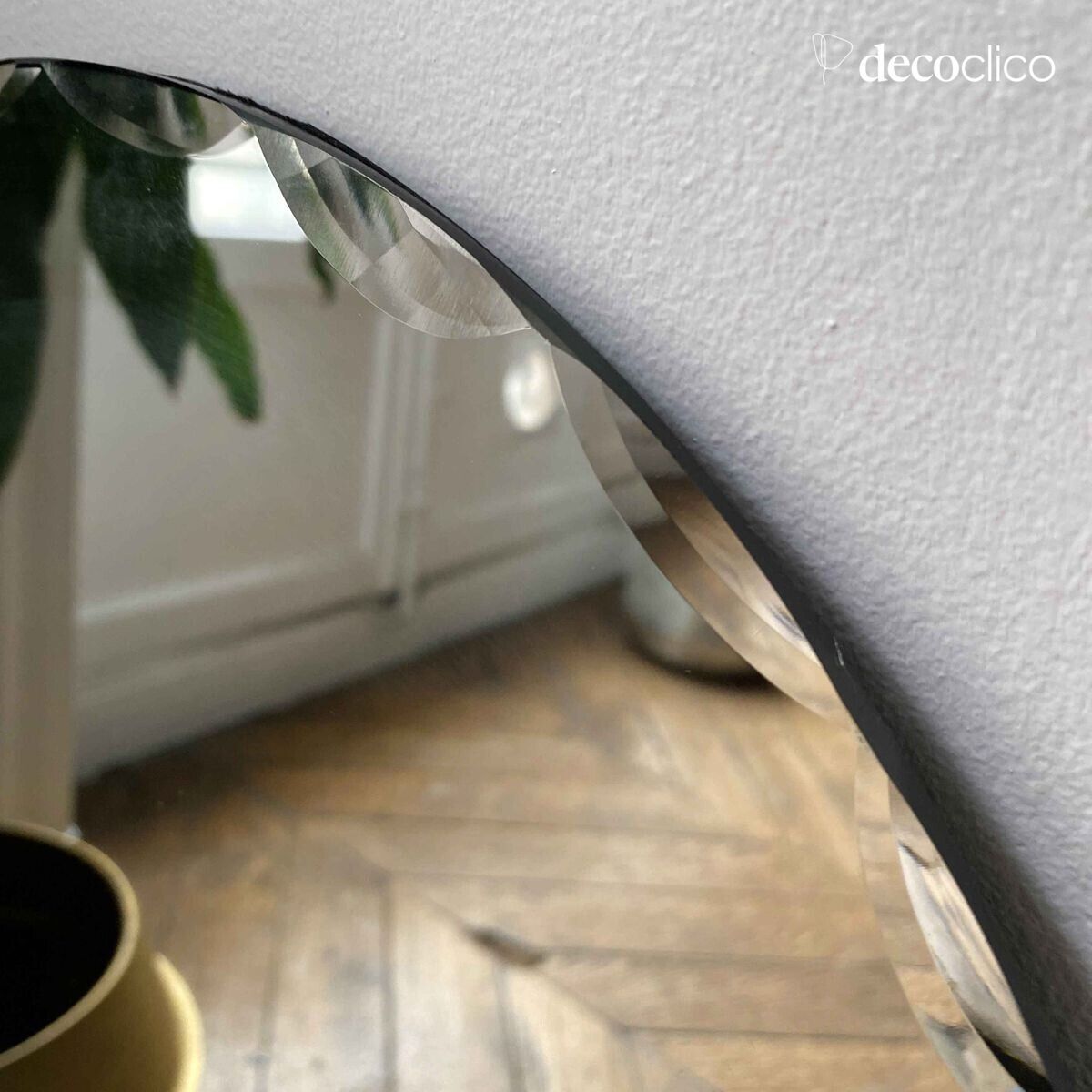 Spiegel oval geschliffen Léonie 80 x 47 cm