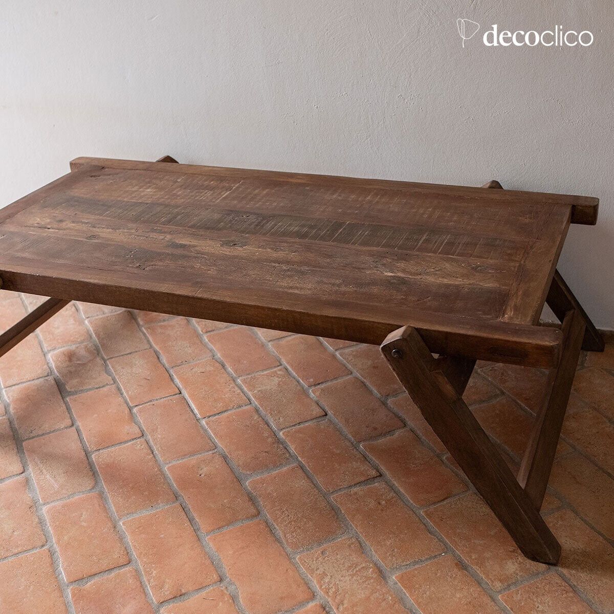 Table basse pliante en bois recyclé Pamir