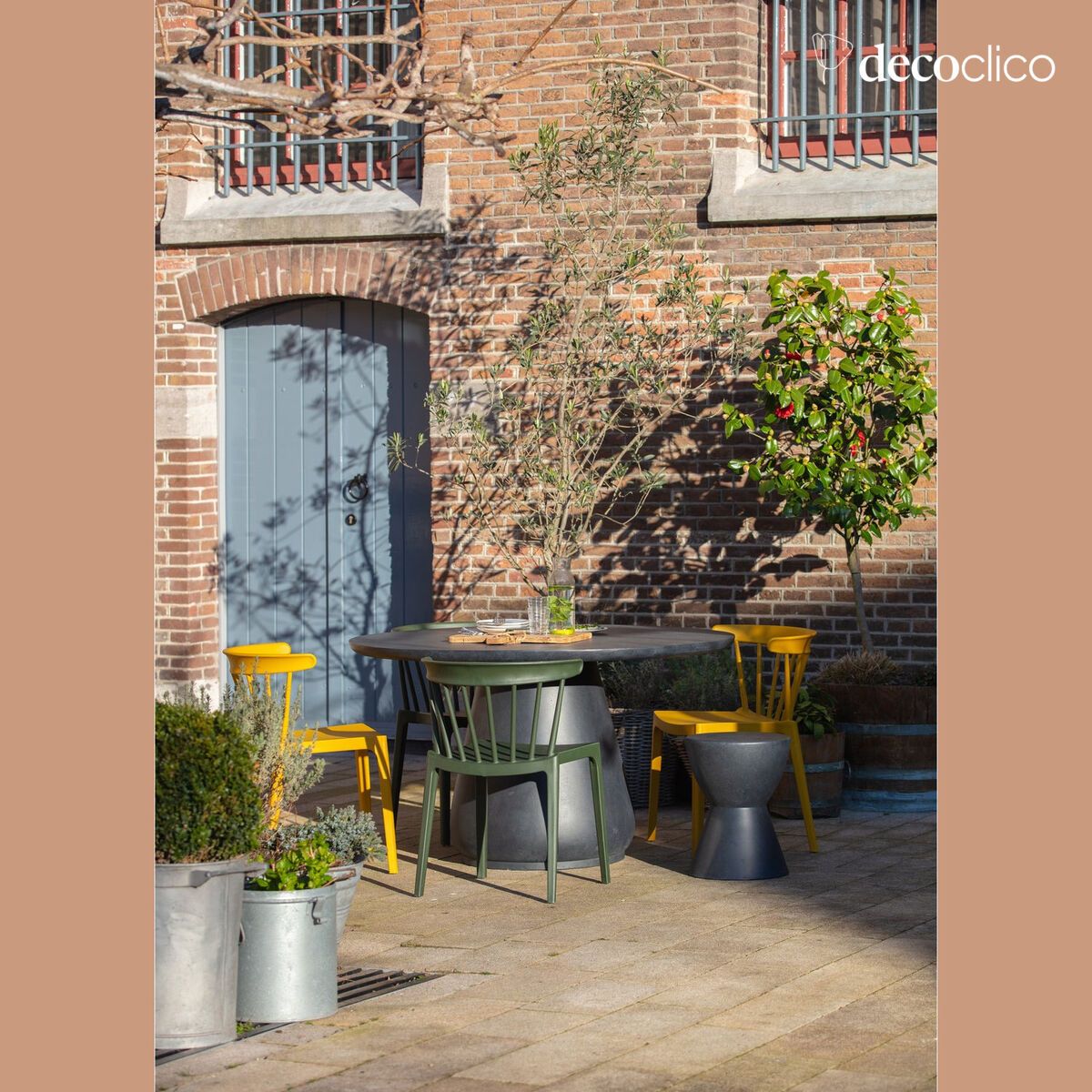 Taburete Dover antracita Made by Woood