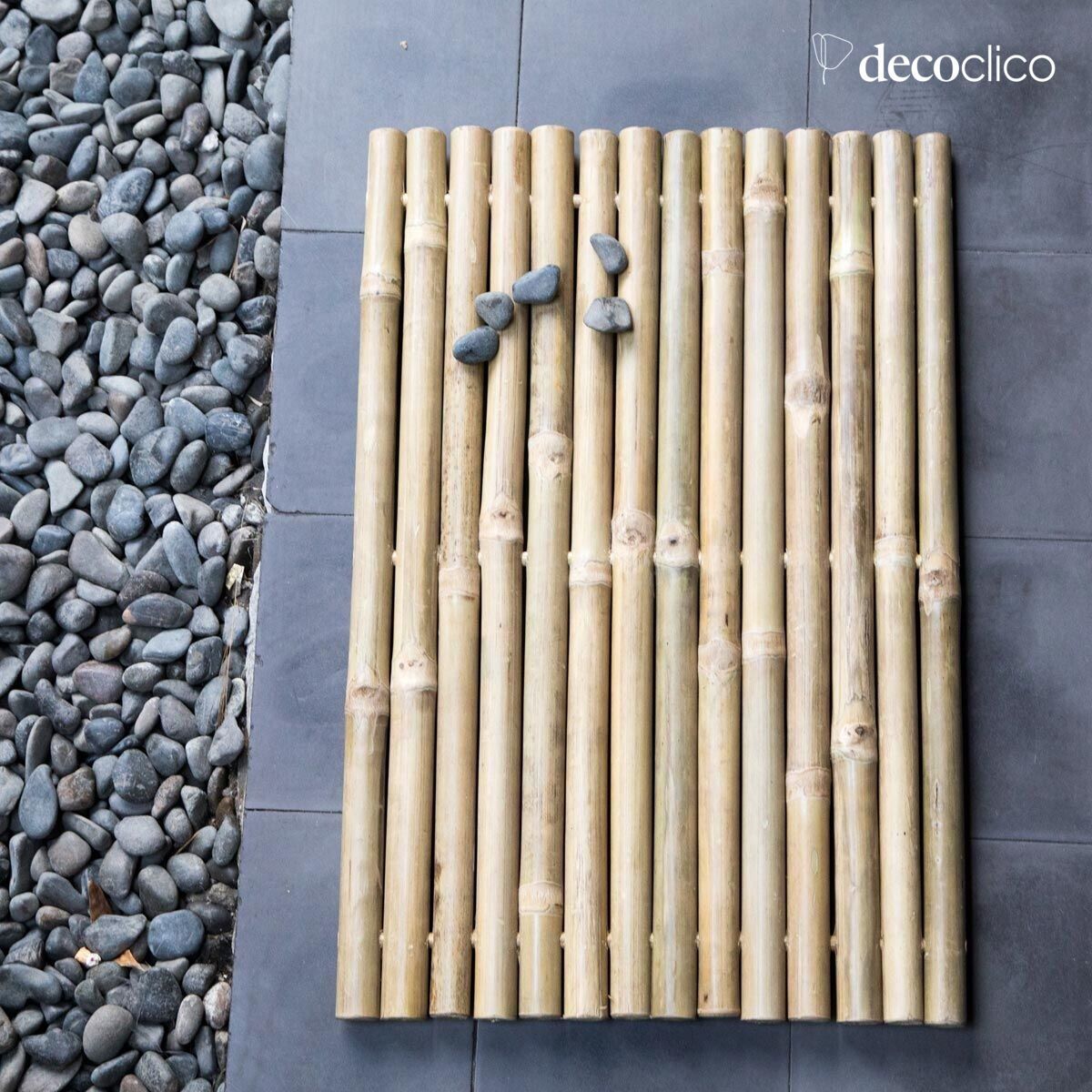 Tappetino da bagno in bambù naturale Taman