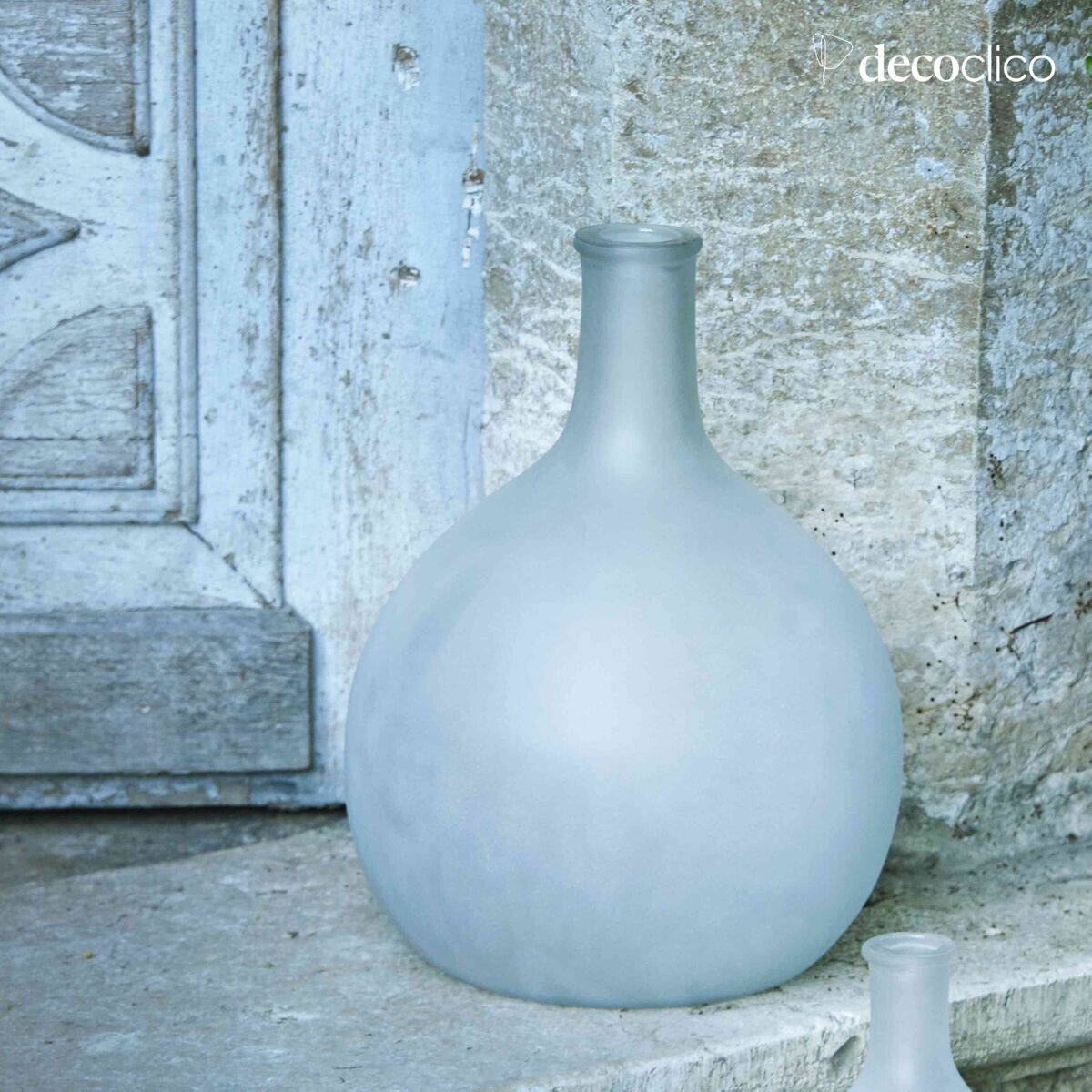 Vaas in mat glas 38 x 30 cm Swann