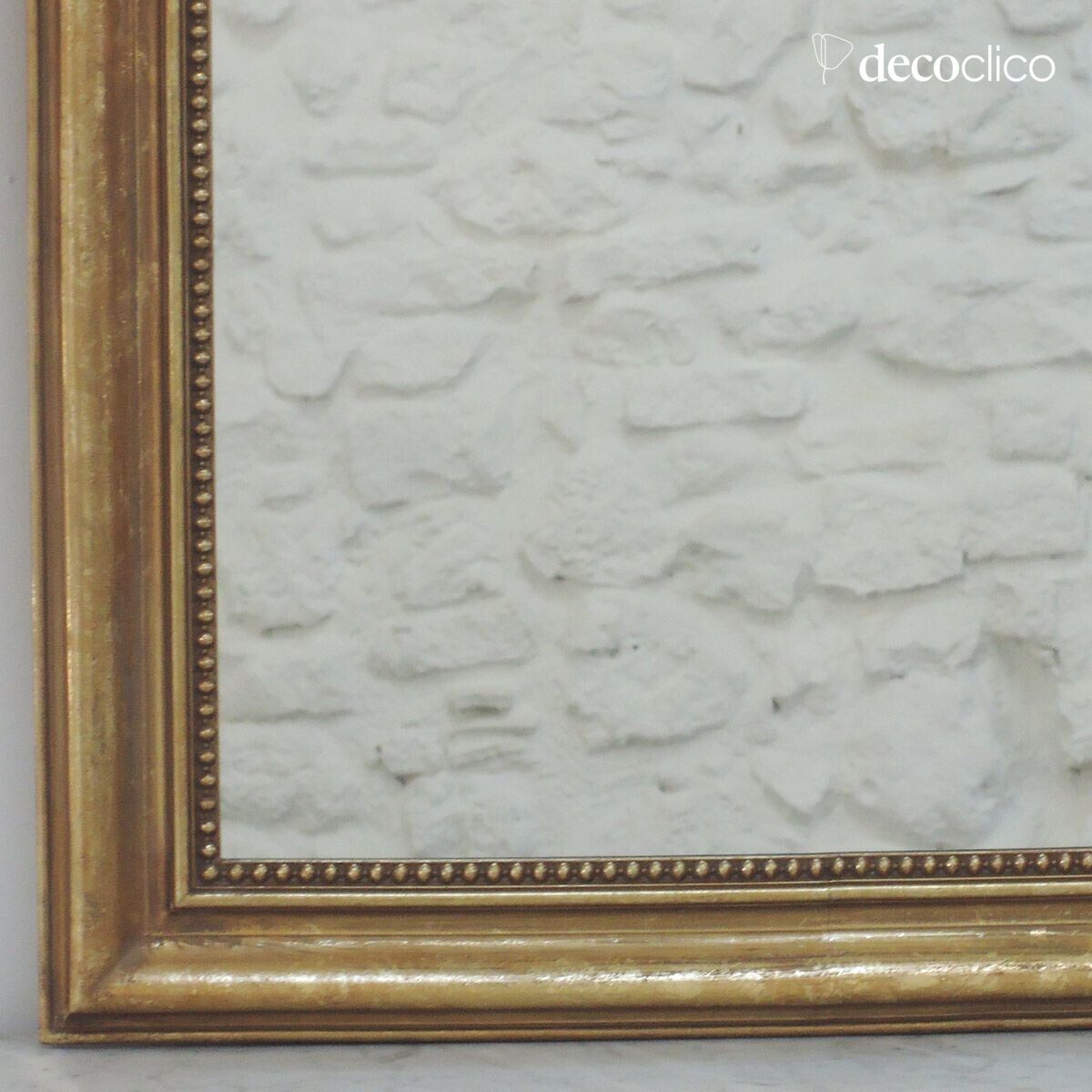 Vergulde overmantel spiegel 59 x 78 cm Manderley