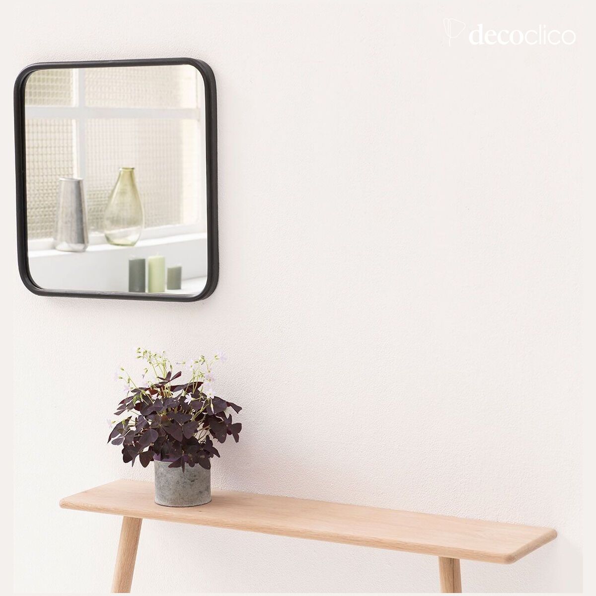 Wall console in FSC natural oak Mood