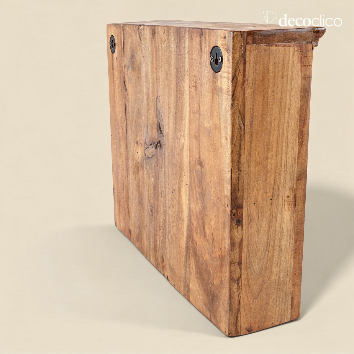 Wall shelf with 6 compartments made from recycled wood Pamir