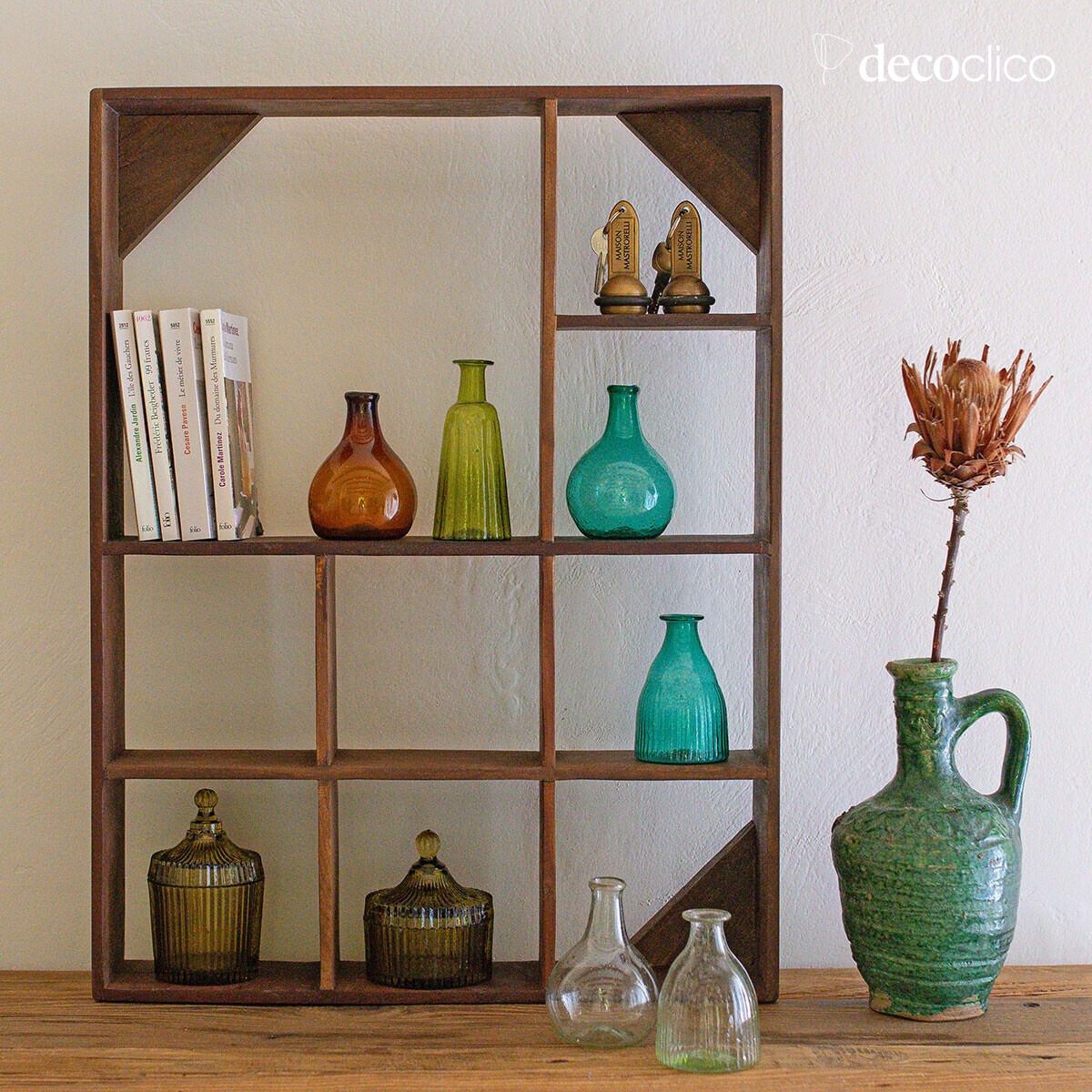 Wandplank van gerecycled hout Pamir