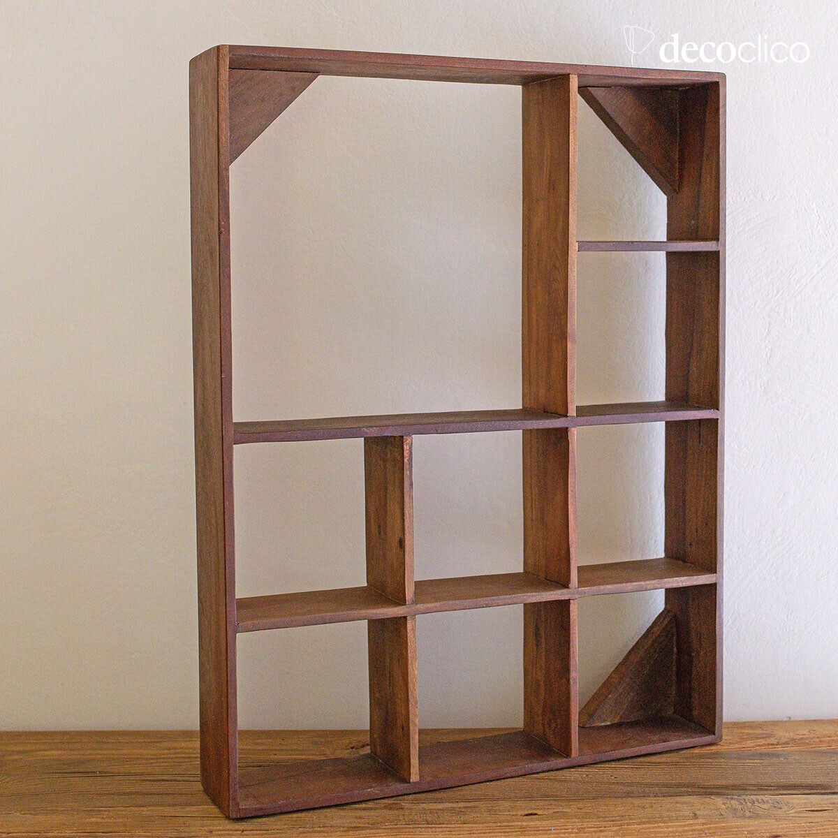 Wandplank van gerecycled hout Pamir