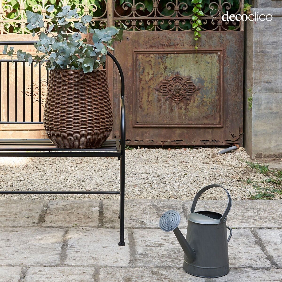 Zinc-finish watering can