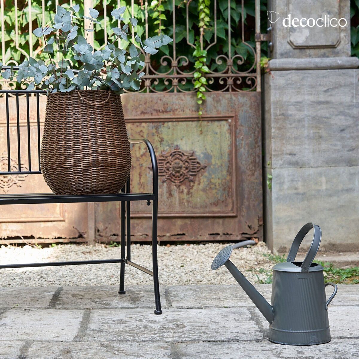 Zinc-finish watering can